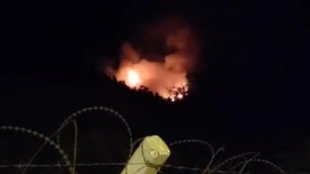 Soma'da da orman yangını başladı