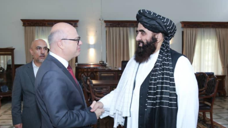 Kabil Büyükelçisi Taliban'ın Dışişleri Başkan Vekili ile görüştü