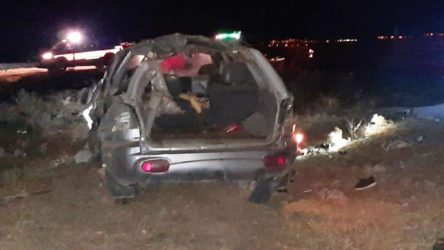 14 yaşındaki sürücü kaza yaptı: 1 ölü, 4 yaralı