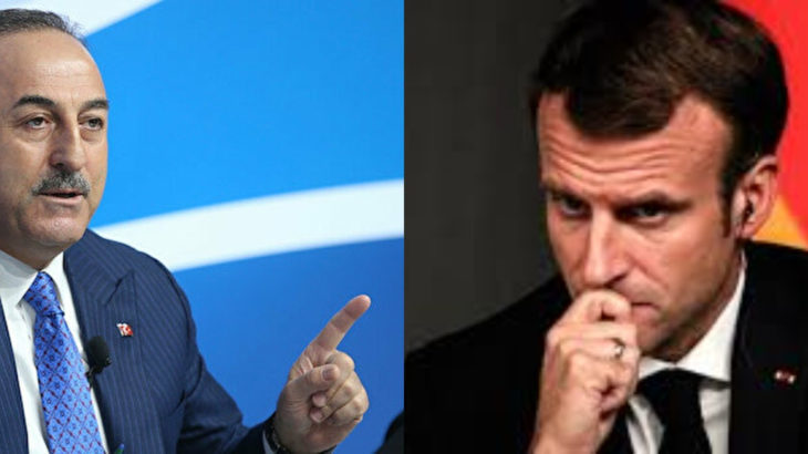 Dışişleri Bakanı Çavuşoğlu'dan Macron'a sözler: Söyleyeceklerini arkamızdan değil doğrudan yüzümüze söylemesin