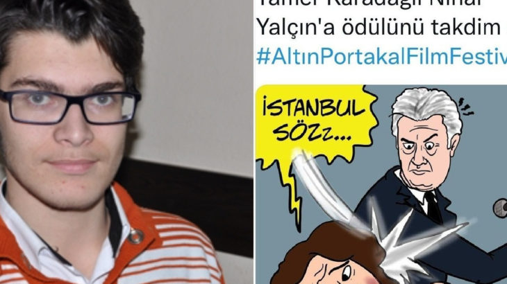 AKP'li ismin, Nihal Yalçın'a şiddet uygulandığı tasvir edilen karikatür çizmesi tepkiye yol açtı