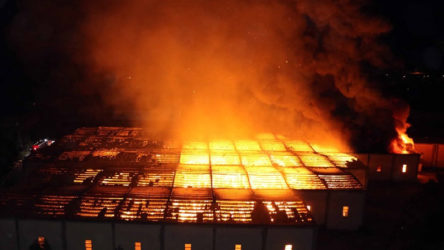 Kayseri OSB'de büyük fabrika yangını