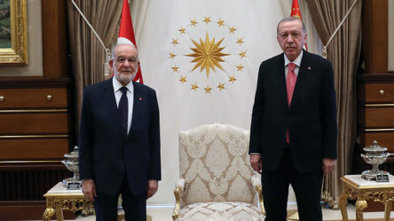 Erdoğan'la görüşen Karamollaoğlu: Çok dostane güzel bir görüşme oldu