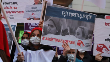 Ankara'da kadınlardan sömürüye, gericiliğe ve şiddete karşı eylem