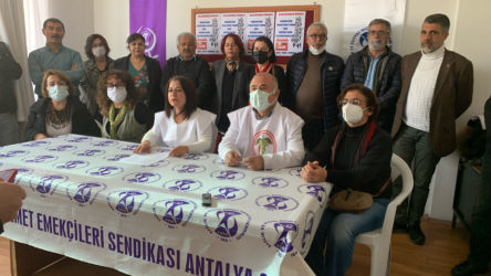 Valilik mitingi yasaklamıştı: Antalya'da KESK, DİSK, TMMOB ve TTB'den eylem çağrısı