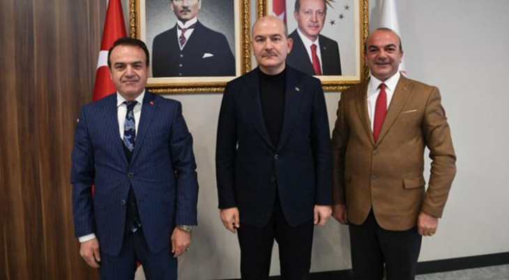 Süleyman Soylu, mahkemenin 'görevden alın' dediği AKP'li başkanları ağırladı