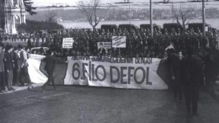 Türkiye'nin NATO'ya girişinin 70. yılında Dolmabahçe'de protesto