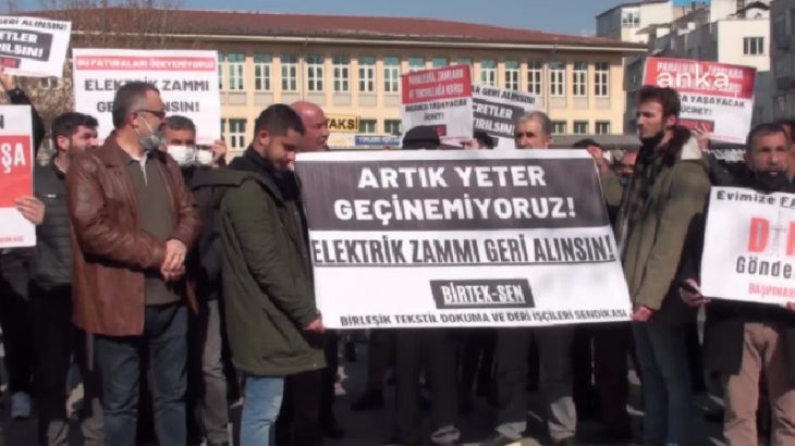 Antep'te işçiler sokakta: Patronları zengin eden bu düzene ‘dur’ deme zamanı!