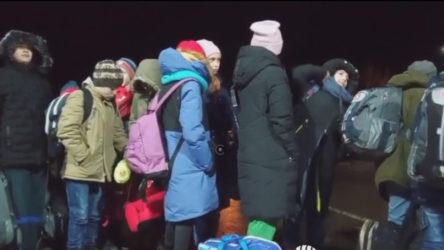 Donbass'tan tahliye edilen ilk sığınmacılar Rusya'ya ulaştı