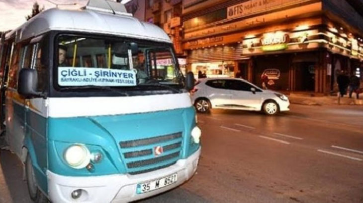 İzmir'de 'minibüs ücretleri'ne yüzde 50 zam