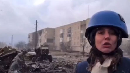 Fransız savaş muhabiri Anne-Laure Bonnell açıkladı: Ukrayna ordusu sivilleri bombalıyor