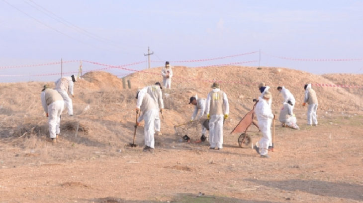 Sincar'da Ezidilere ait 81 toplu mezar bulundu