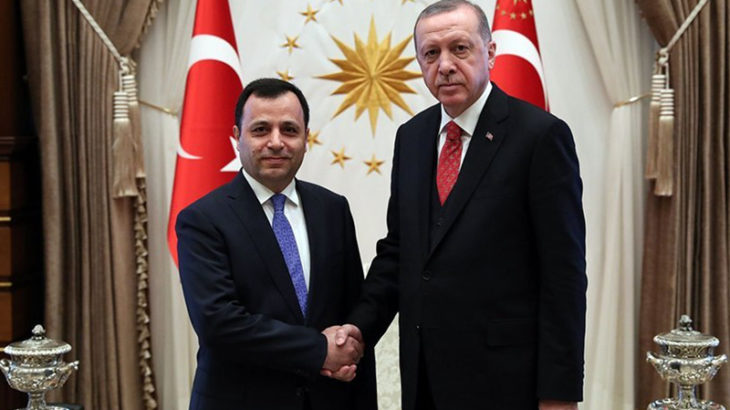 Erdoğan, Anayasa Mahkemesi Başkanı Zühtü Arslan'la görüştü