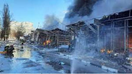 Ukrayna Donetsk’te pazar yerini vurdu