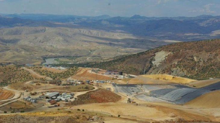 Erzincan'daki altın madeninin faaliyetleri durduruldu