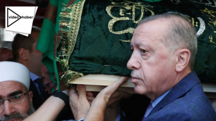 Erdoğan 'tarikat şeyhi'nin cenaze töreninde: Zaman zaman sohbetlerinde bulunurduk