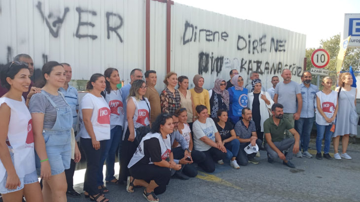 İKD direnişin 31. gününde ETF işçileri ile buluştu