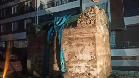 Bolu'da Roma dönemine ait lahit bulundu