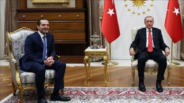 Erdoğan, eski Lübnan Başbakanı Hariri ile görüştü