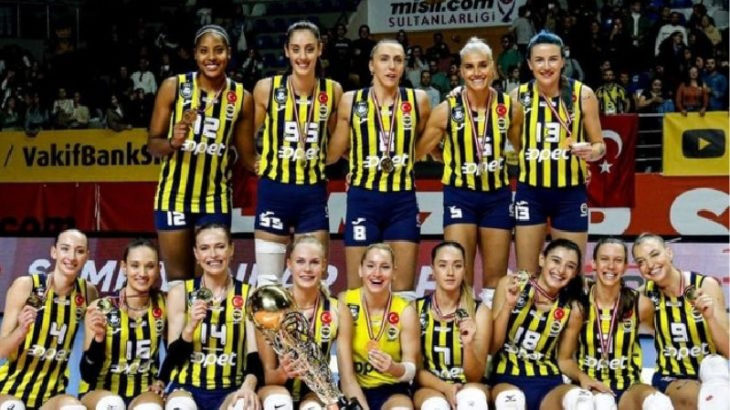 Kadınlar Voleybol Spor Toto şampiyonu Fenerbahçe oldu