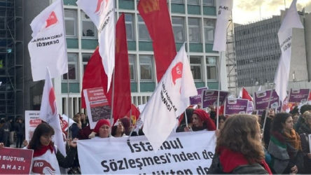 Sosyalist Güç Birliği'nden Ankara'da '25 Kasım' eylemi
