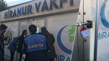 İBB, Sancaktepe'deki Hiranur Vakfı binasını mühürledi