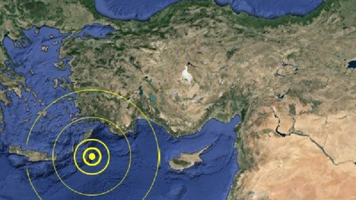 Ege Denizi'nde 4.4'lük deprem