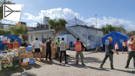 TKH deprem bölgesinden bildiriyor: Su ve gıda kolileri ulaştı