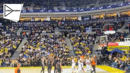 Fenerbahçe-Bologna basket maçında 