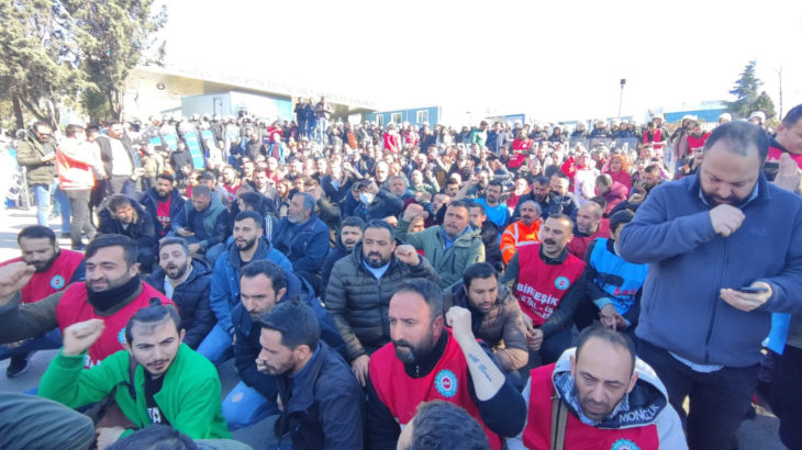 Ankara'ya yürümek isteyen Mata işçilerine polis barikatı!