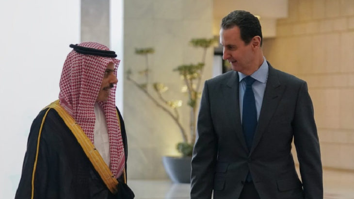 12 yıl sonra ilk: Esad, Suudi Arabistan Dışişleri Bakanı'nı kabul etti