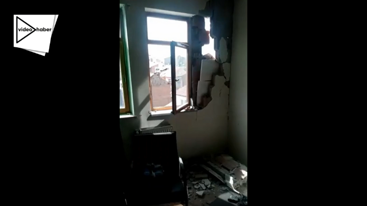 VİDEO | Malatya’da duvarları yıkılan bir binaya hasarsız raporu verildi!