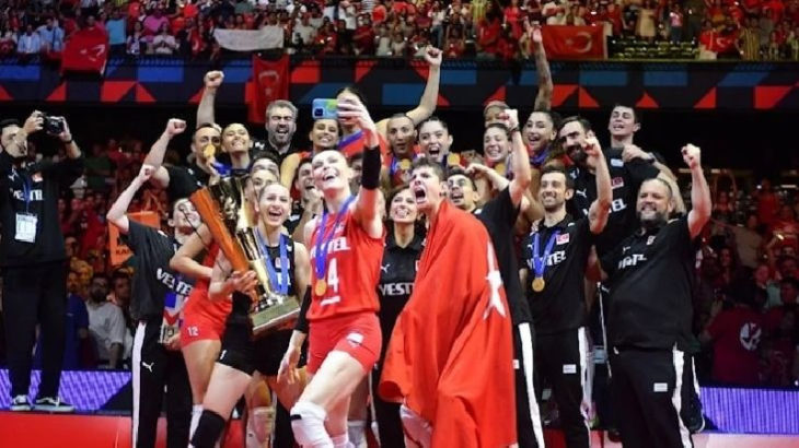 A Milli Kadın Voleybol Takımı, Avrupa şampiyonu oldu